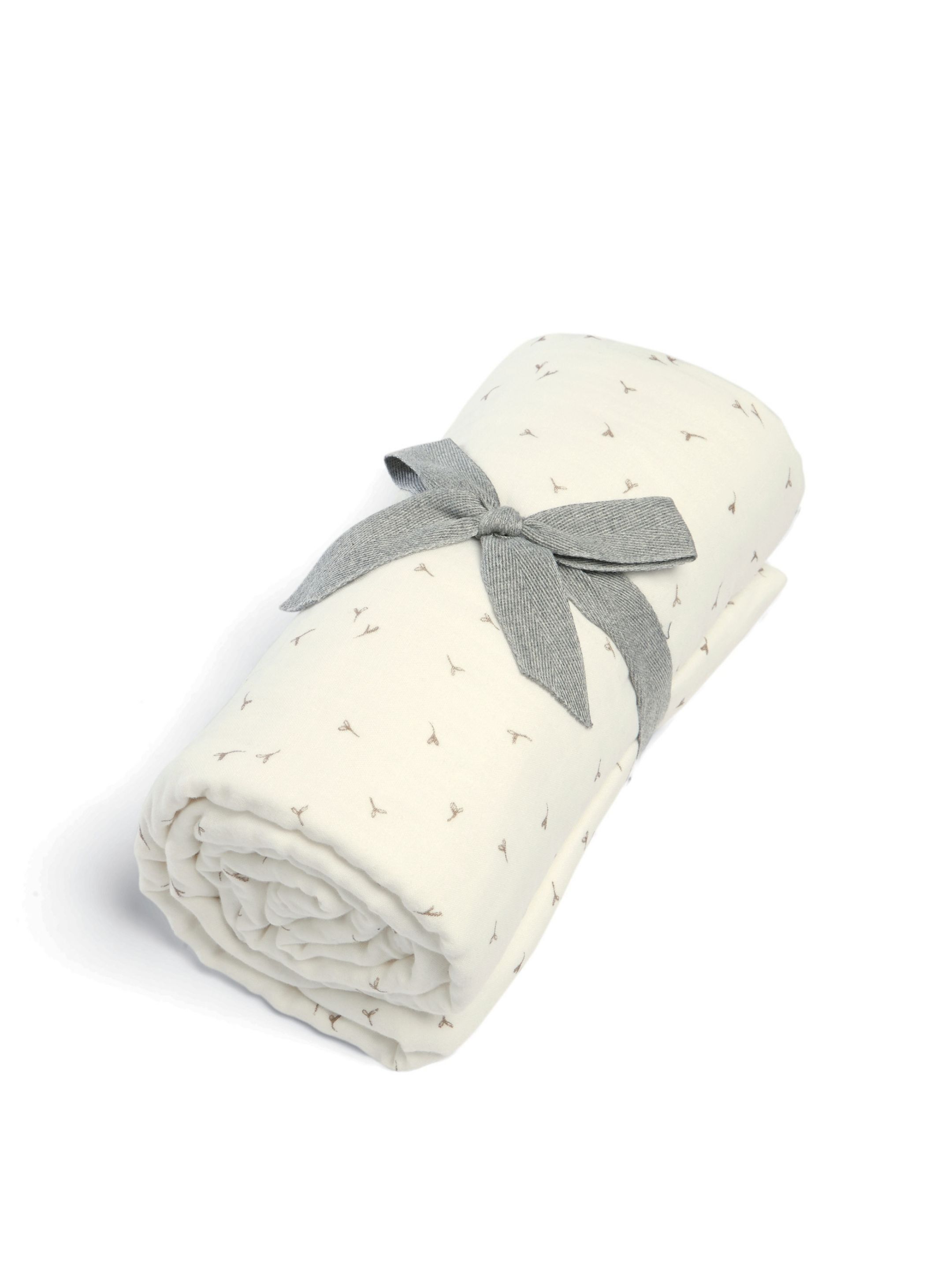 Keepsake Gift Set - Seed Muslin Blanket with Ziggy Zebra Soft Toy, Muslin Squares & Blue Imprint Tin image number 3
